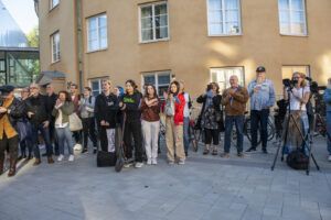 Invigning av dansfestivalen Raande-Vo till Lena Josefsson´s minne. Fotograf: Lasse Persson