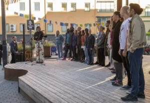 Invigning av dansfestivalen Raande-Vo till Lena Josefsson´s minne. Fotograf: Lasse Persson